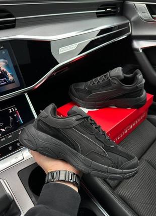 Мужские кроссовки puma teveris nitro all black3 фото