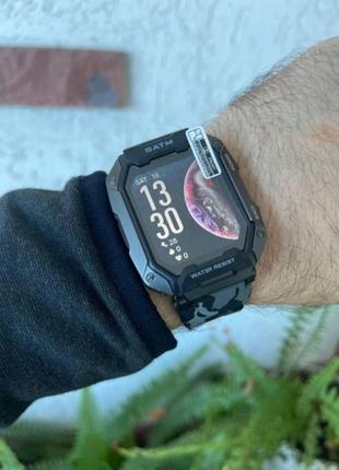 Смарт часы тактические uwatch tank c20 camouflage black