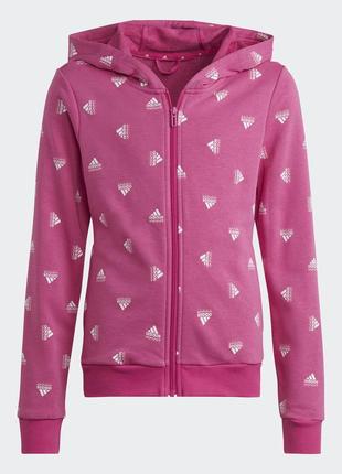 Худі brand love print cotton full-zip sportswear ib8922