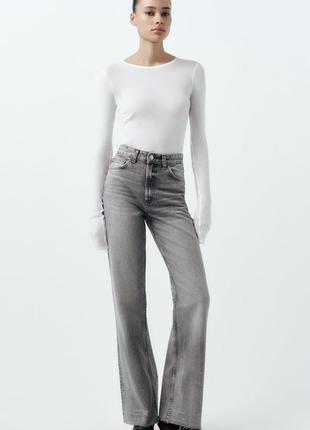 Джинси труби zara джинси wide leg zara2 фото