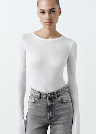 Джинси труби zara джинси wide leg zara3 фото