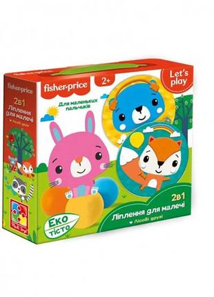 Набір для творчості з екотестом fisher price лісові друзі vt4502-04