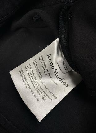 Acne studios брюки джинсы брюки черные4 фото