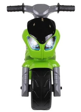 Игрушка каталка мотоцикл технок зеленый 64432 фото