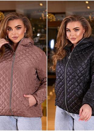 Демісезонна куртка жіноча батал