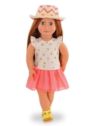 Кукла our generation клементин в платье и шляпке 46 см bd31138z