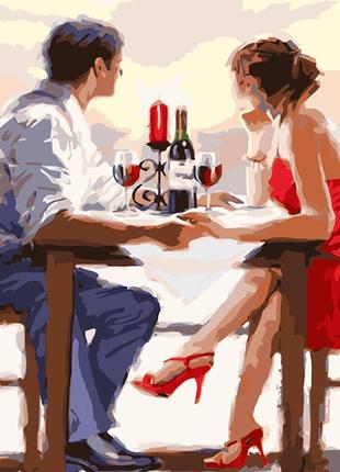 Картина за номерами романтичне побачення strateg 40х50 см gs121