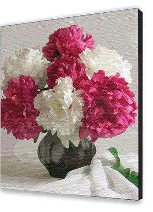 Картина по номерам цветы "неперевершена квітка" 40х50 см 12121-ас