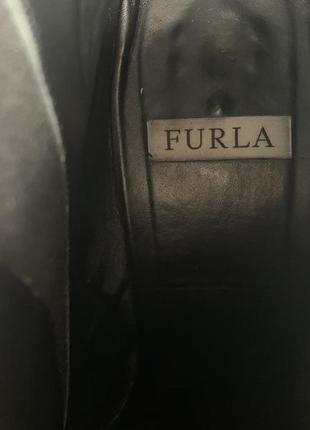 Напівчоботи шкіряні furla. оригінал. розмір 38,5.7 фото