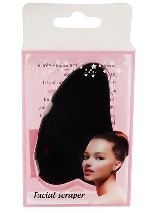 Массажер-скребок для лица гуаша
