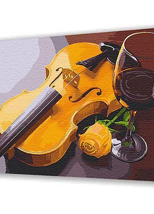 Картина за номерами з лаком artcraft "романтичне тріо" 40х50 см 12138-ac