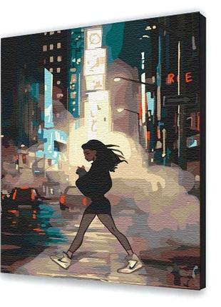 Картина за номерами з лаком artcraft "прогулянка у нью-йорку" 40*50 см 10364-ac1 фото