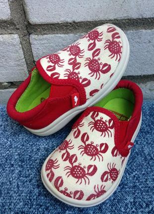 Мокасини з крабами chipmunks 20 р.