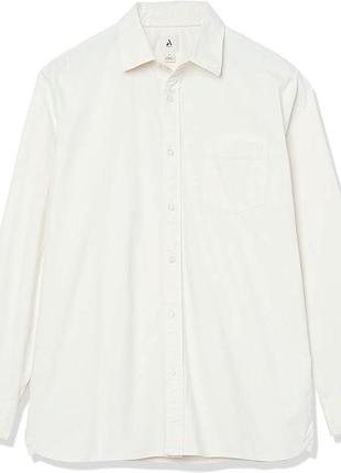 Рубашка оксфордська щільна для чоловіка amazon essentials dgm00007fw21 xxl білий6 фото
