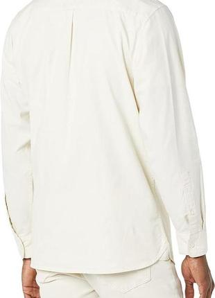 Рубашка оксфордська щільна для чоловіка amazon essentials dgm00007fw21 xxl білий2 фото