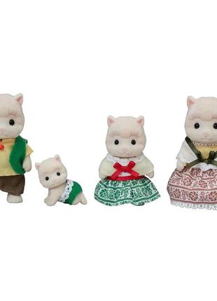 Игровой набор sylvanian families (сильваниан фэмилис) семья альпак 53583 фото