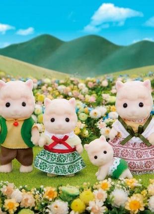 Игровой набор sylvanian families (сильваниан фэмилис) семья альпак 53582 фото