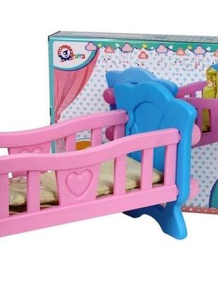 Дитяче іграшкове ліжечко для ляльок технок 4173