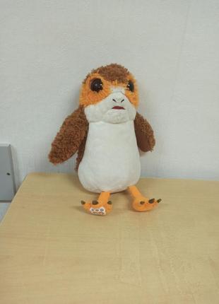 Птах поргі із саги "зоряні війни". build a bear porg starwars