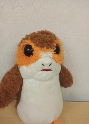 Птах поргі із саги "зоряні війни". build a bear porg starwars2 фото