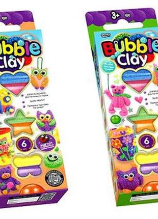 Набір для ліплення bubble clay (укр.) bbc-01-01u 02u