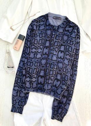 Змеиный джемпер/кардиган m&s collection