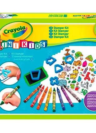 Набір для творчості crayola mini kids мій перший набір зі штампами 11359