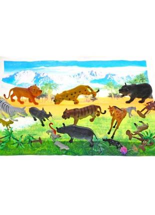 Набір фігурок диких тварин з африки a581
