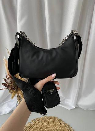 Сумка в стиле prada mini black 7