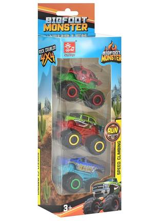 Набор машинок позашляховик bigfoot monster sq80783-1