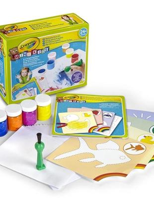 Набір для малювання crayola mini kids малюємо фарбами 81-81122 фото