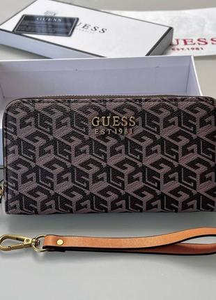 Женский брендовый кошелек guess