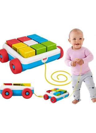 Игрушка-каталка fisher-price "яркие кубики" (gjw10) (10-552038)3 фото