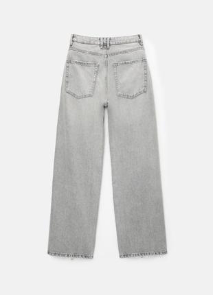 Широкие джинсы с молниями pull &amp; bear 36843206 фото