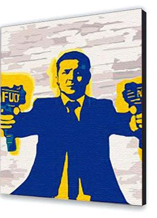 Картина по номерам с лаком artcraft "птн-пнх" 40*40 см * 10353-ac