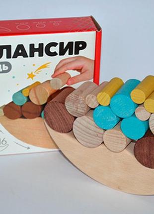 Игра деревянная балансир "луна" 900422