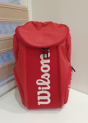 Рюкзак wilson tour molded backpack red, сумка для обуви wilson tour1 фото