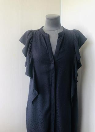 Трендовое длинное вискозное платье, в пол, макси, натуральная вискоза, с карманами,4 фото