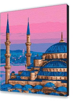 Картина по номерам с лаком artcraft "блакитна мечеть. стамбул" 40*50 см 11225-ac