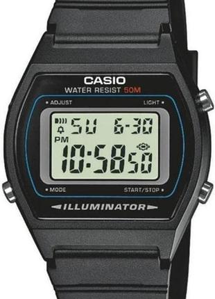 Чоловічий годинник casio w-202-1avef, чорний колір