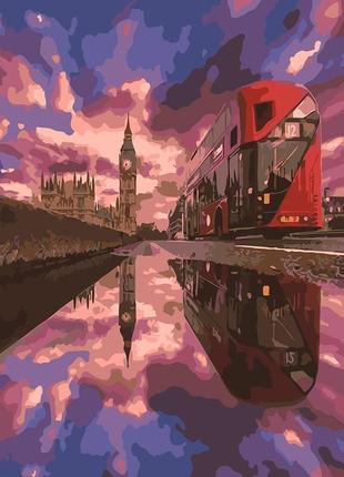 Картина по номерам "отражение лондона" тм лавка чудес 40 x 50 см в коробке lc30048