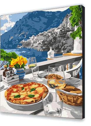 Картина по номерам с лаком artcraft "відпочинок в італії" 40*50 см 12012-ac