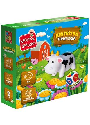 Настільна гра для дітей vladi toys квіткова пригода (укр) vt2100-20