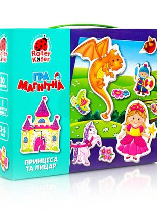 Настольная игра "магтниная игра. принцесса и рыцар rk2070-01