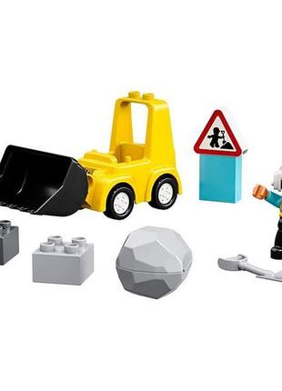 Конструктор lego duplo construction бульдозер 10 деталей (10930)