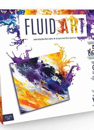 Набір для малювання "fluid art" 5 штук в асортименті fa-01-01 02 03 03 04 05 05
