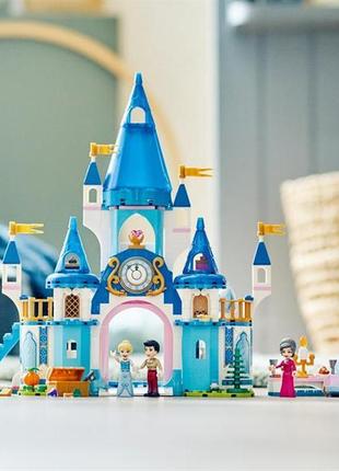Конструктор lego disney princess замок попелюшки та прекрасного принца 365 деталей (43206)7 фото