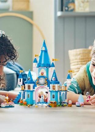 Конструктор lego disney princess замок попелюшки та прекрасного принца 365 деталей (43206)6 фото