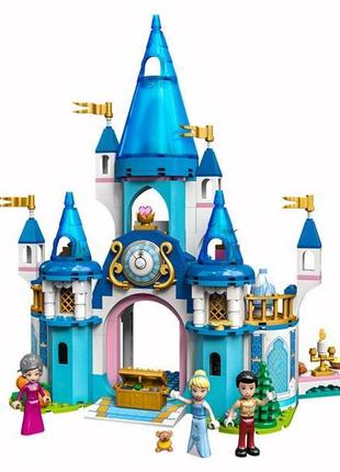 Конструктор lego disney princess замок попелюшки та прекрасного принца 365 деталей (43206)8 фото