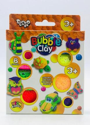 Креативне творчість "bubble clay" 8 кольорів укр bbc-04-01u